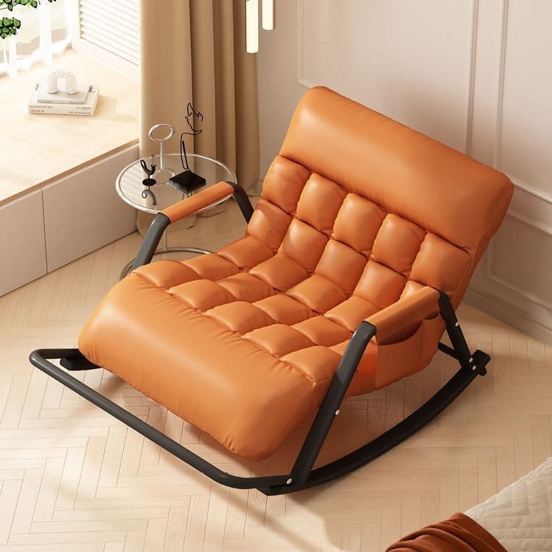 Rocking Chair Recliner Adult Sleep Foldable Lunch Rest Chair Bedroom Balcony Lazy Chair For Home Casual Bean Bag Sofa
