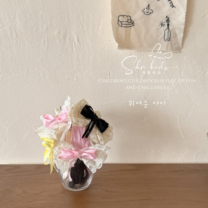 Korean Children's Socks New Princess Style Lolita Girls' Lace Bow Mid-Calf Socks Dance Lace Socks