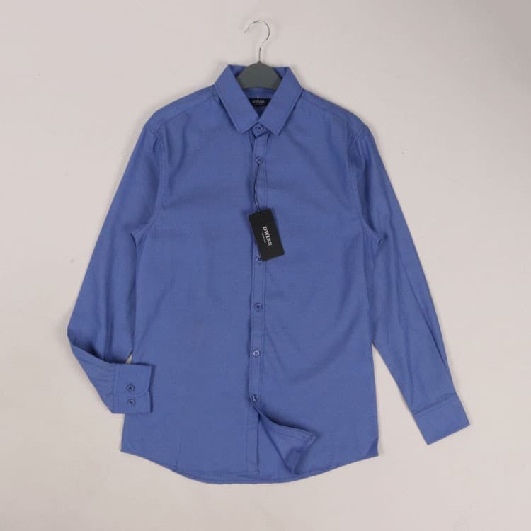 Small Sizes on Clearance! Light Luxury Style Business Casual Shirt, Spring and Autumn Thin Casual Pure Cotton Long-Sleeved Breathable Shirt for Men