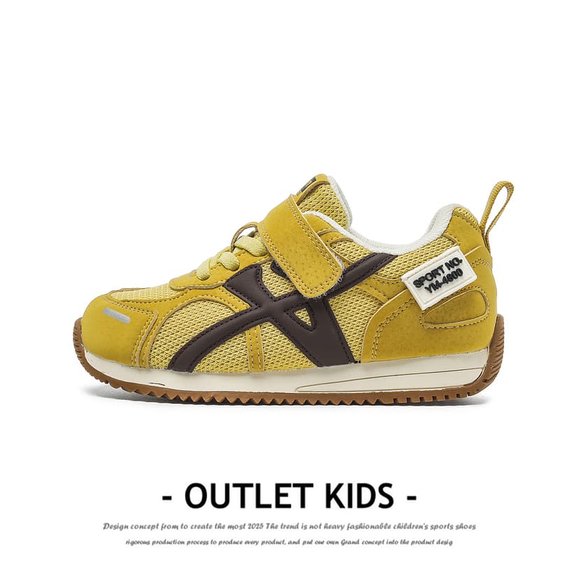 Girls' Official Website Genuine Leather Mesh Sneakers 2025 Autumn and Winter New Breathable Casual Shoes for Older Children, Boys' Casual Shoes, Forrest Gump Shoes