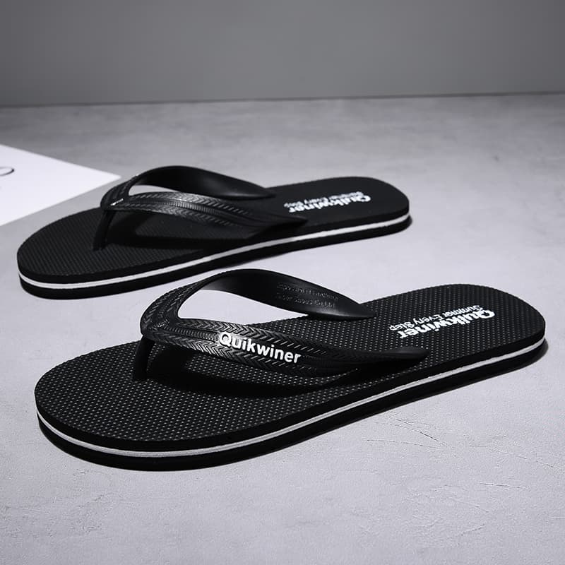 Flip-Flops for Men, Summer Outdoor Wear, Non-Slip, Wear-Resistant, Comfortable Thong Sandals, Outdoor Casual Fashion Beach Flip-Flops