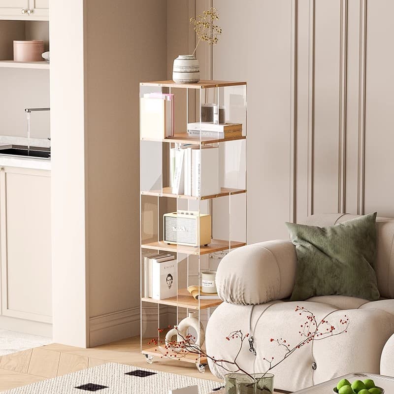 Rotate bookshelf shelf floor kids does not occupy space reading does not occupy space vertical multi-storey high school students