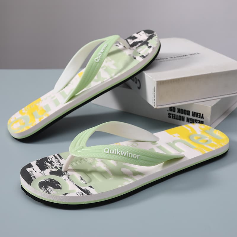 Flip-Flops Men's Shoes for Summer, Non-Slip, Wear-Resistant, Comfortable Thong Sandals for Outdoor Casual Fashion Trendy Beach Sandals