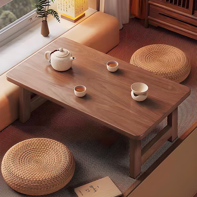 Folding Table For Home Portable Dining Table Coffee Table Low Table Bed Desk Tatami Kang Table Balcony Bay Window Small Table