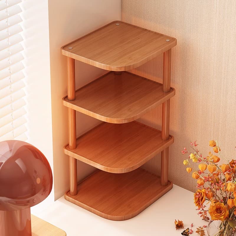 Desktop Bookshelf Floor Storage Rack Corner Storage Rack Layered For Home Multi-Layer Storage Rack Wall Small Narrow Cabinet
