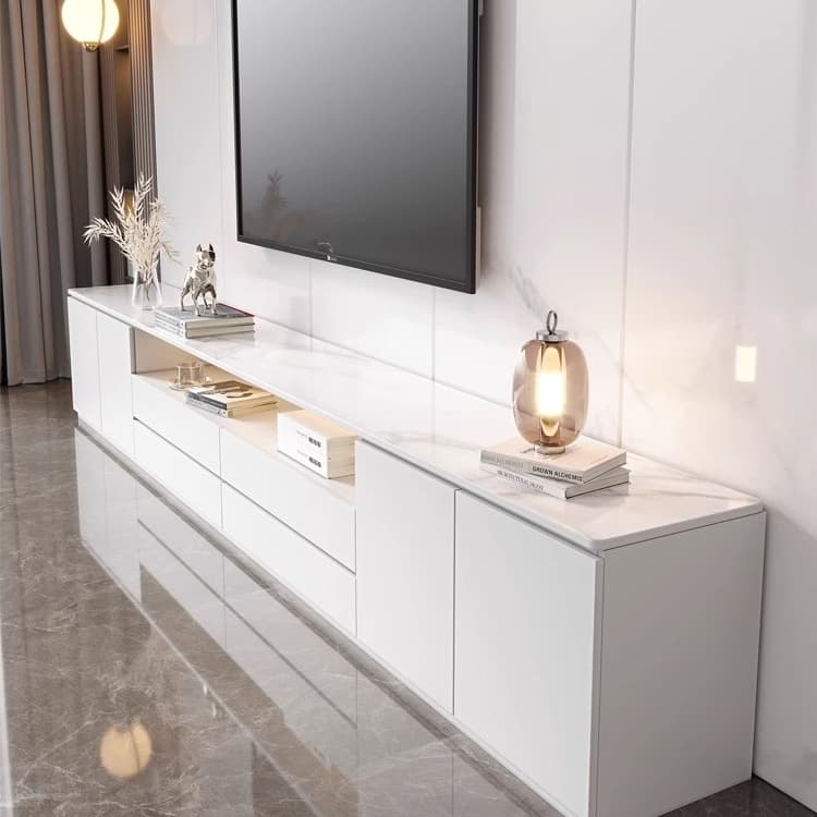 Genji Wood Language Solid Wood TV Cabinet Living Room For Home Storage Cabinet Integrated Rock Board TV Cabinet Floor 2025