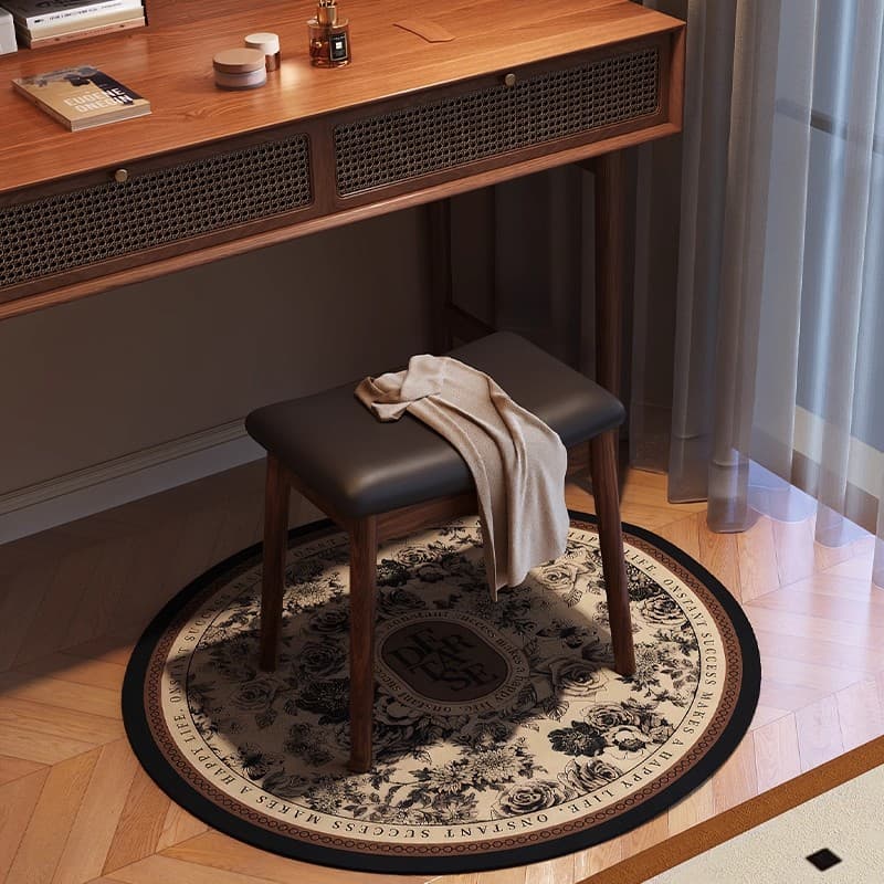 Solid Wood Makeup Stool Dressing Saddle Stool For Home Dressing Stool Girl's Bedroom Dressing Table Chair Popular Makeup Chair