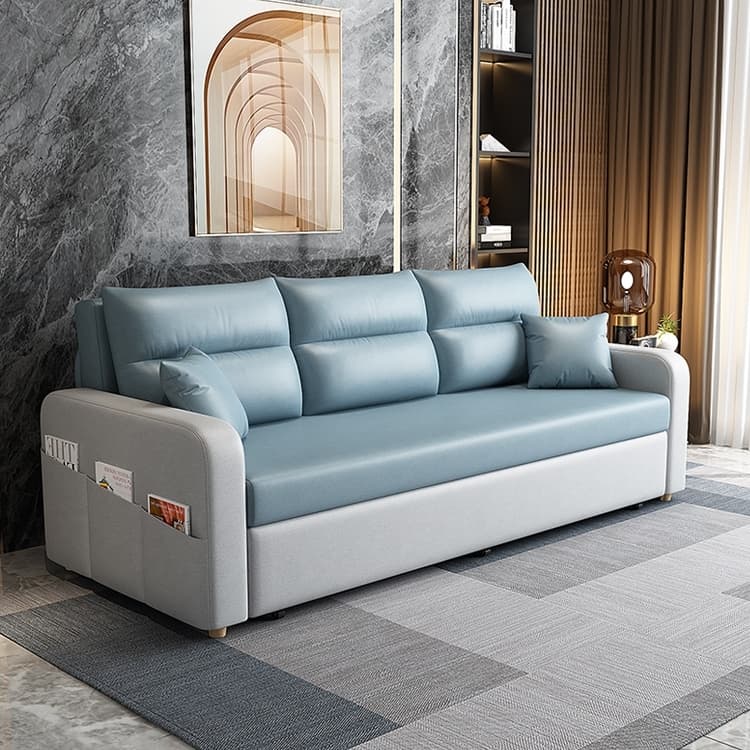 Genji Muyu Multi-functional Foldable Sofa Bed Dual-purpose Retractable Single Bed Small Apartment Popular Sit and Bedroom Home