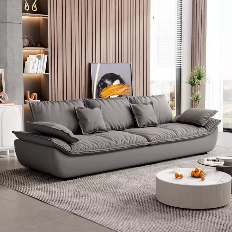 Sofa Living Room 2025 New arrival Italian Normcore Small Apartment Straight Row Accessible Luxury Modern Minimalist Small Apartment For Home Classy