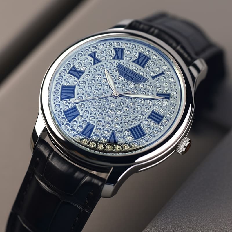 New Genuine Watch Men's Quartz Watch Classic High-End Simple and Handsome Waterproof Men's Watch Trendy Business Fashion