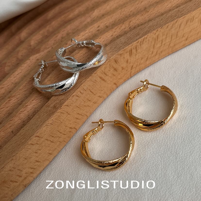 Trendy, High-End, Exquisite Design, Niche Design Earrings for Women, Simple and Versatile, Elegant Earrings