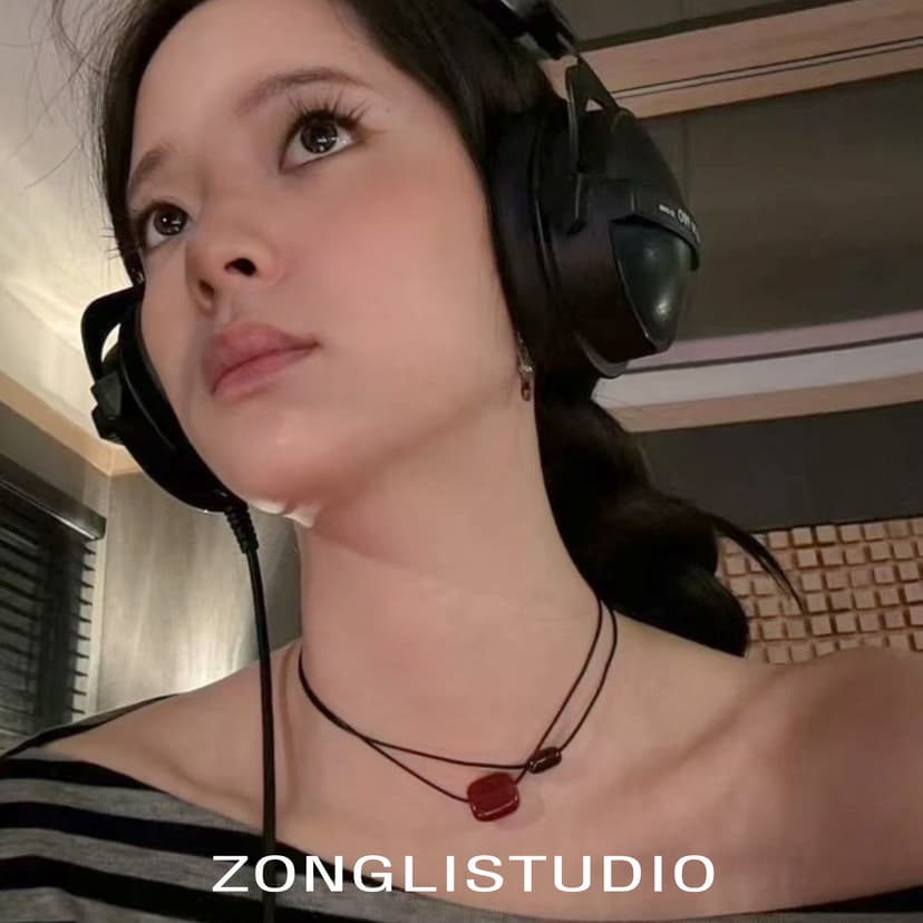 Z10 Red Resin Black Rope Necklace for Women, Simple, High-End, Fashionable and Trendy Neck Chain, Clavicle Chain