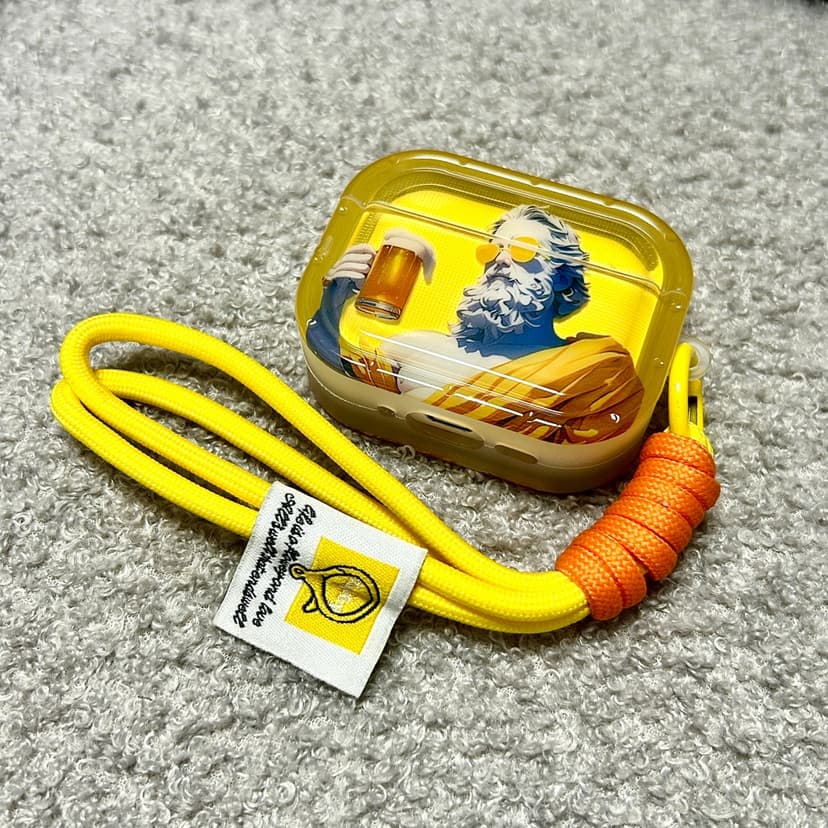 Socrates-Themed Protective Case for AirPods Pro 3, Protective Case for AirPods 4, Apple Earphone Protective Case, Protective Case for AirPods Pro 2Nd Generation, 3Rd and 4Th Generation AirPods 3 Bluetooth Earphone Case