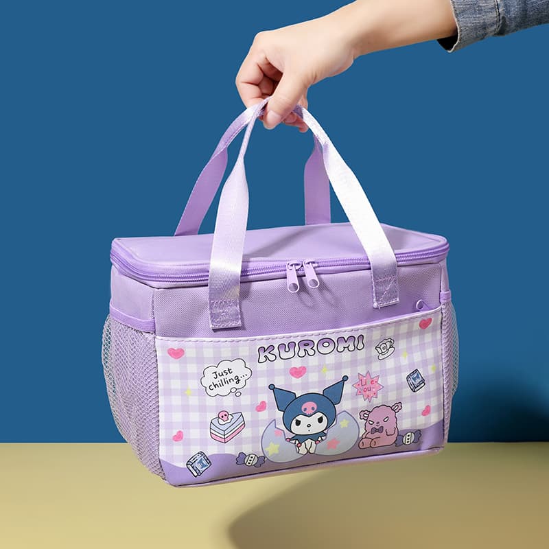 Large-Capacity Lunch Box Bag for Primary School Students to Carry Meals, Portable Insulated Bag, Waterproof Kidsren's Lunch Bag, Cartoon Cute Lunch Bag
