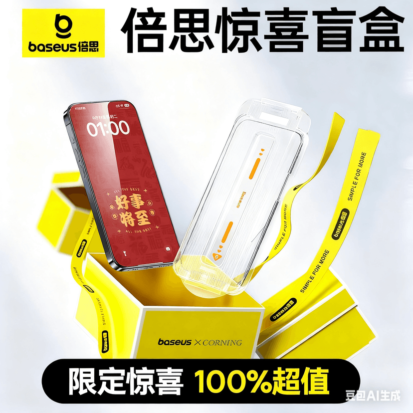 Baseus Switch Tempered Film Blind Box Protective Film Ns Screen Protector