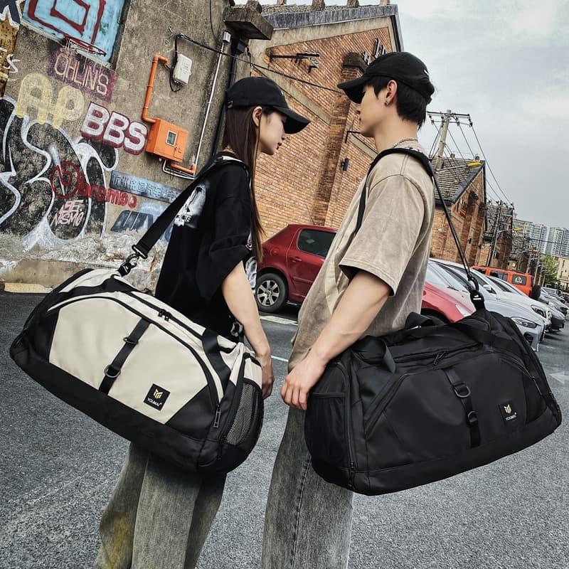 Youmai China's New Travel Bag for Men, Short-Distance Large-Capacity Lightweight Waterproof Business Trip Luggage Bag, Sports and Fitness Bag