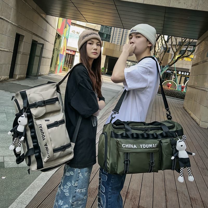 Youmai China 2025 Large-Capacity Travel Bag Short-Distance Lightweight Waterproof Luggage Bag Backpack Gym Bag Travel Bag