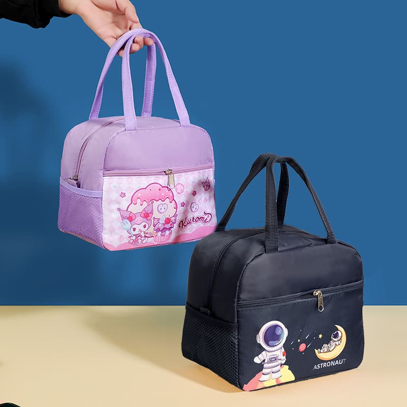 Lunch Box Bag for Primary School Students to Carry Meals, Portable Insulated Bag, Small Capacity, Waterproof, Children's Lunch, Cartoon Cute Lunch Bag