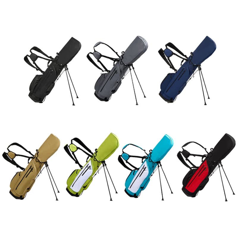 Five-Compartment Multi-Color Lightweight Golf Stand Bag Without Logo, Multifunctional Double-Shoulder Golf Club Bag