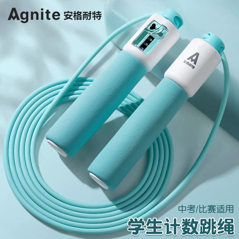 Deli Children's Jump Rope for Fitness, Weight Loss, and Fat Burning, Suitable for Boys and Girls, Beginners, with Counting Feature, Bamboo Joint Rope