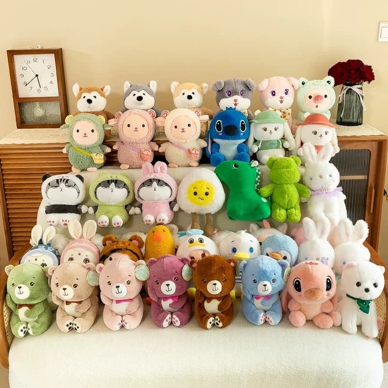 8inch Claw Machine Plush Toys Wedding Throw Toys Promotional Gifts Small Dolls Children's Plush Dolls