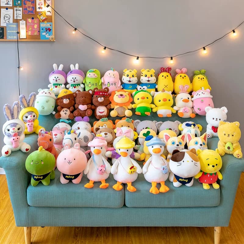 Small Plush Toys for Claw Machines, Wedding Celebration, Wedding Toss Toys, Small Dolls for Claw Machines, 8 Inches, 25cm Pieces