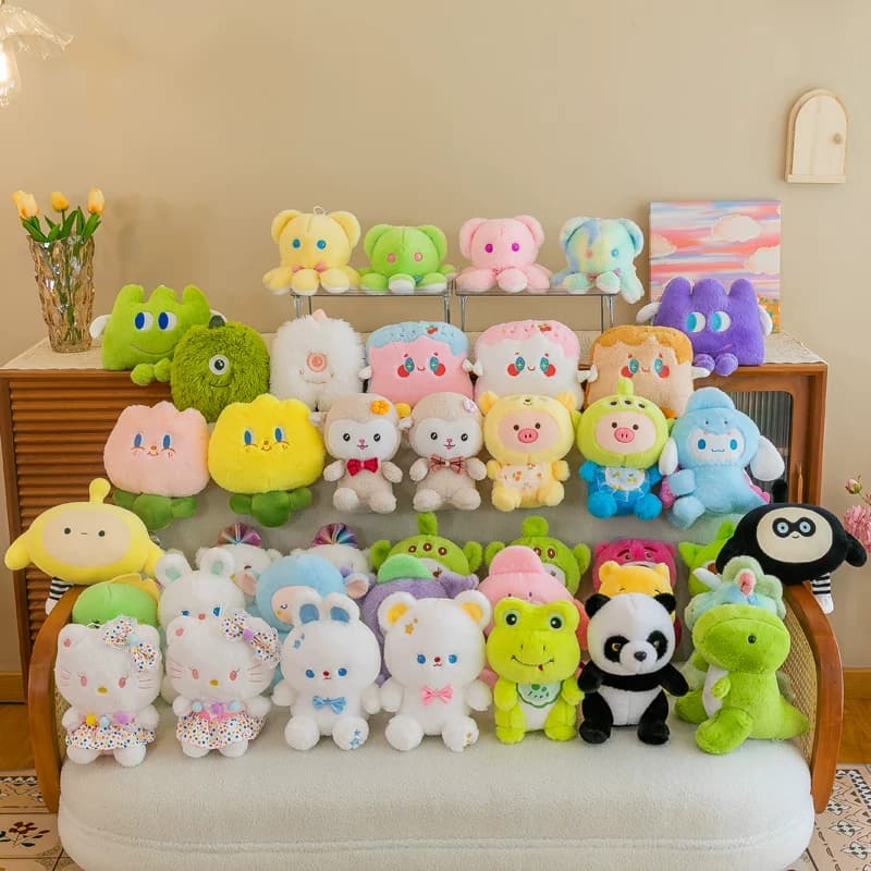 Plush Toys Wedding Celebration Toss Dolls Small Figurines Package Gift Wedding Event Claw Machine Dolls