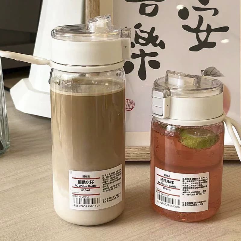 Muji-Style Simple Water Cup, Portable and Cute, Japanese-Style Simple Cup for Women, High Appearance Value, High Temperature Resistance, Portable and Convenient Cup