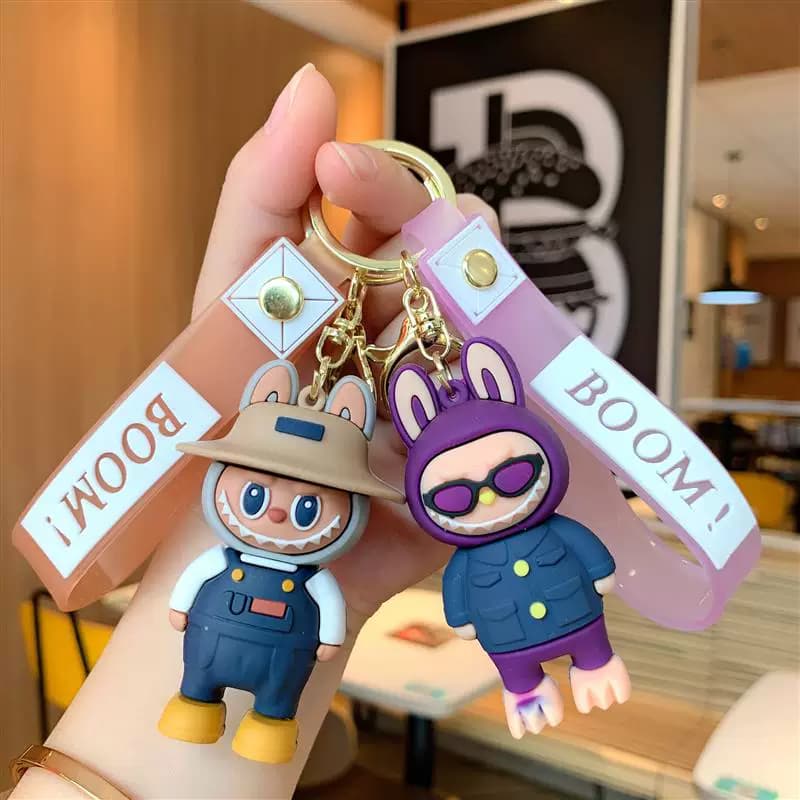 Cartoon Animal Little Sheep Keychain Pendant Cute Car Keychain Backpack Decoration Employee Gift