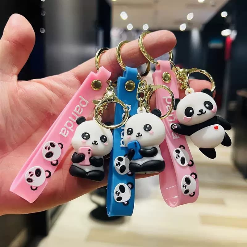 Internet-Famous Panda Keychain Pendant for Mid-Autumn Festival, Company Events, Mall Opening, Anniversary Celebrations, Promotional Gifts for Attracting Customers