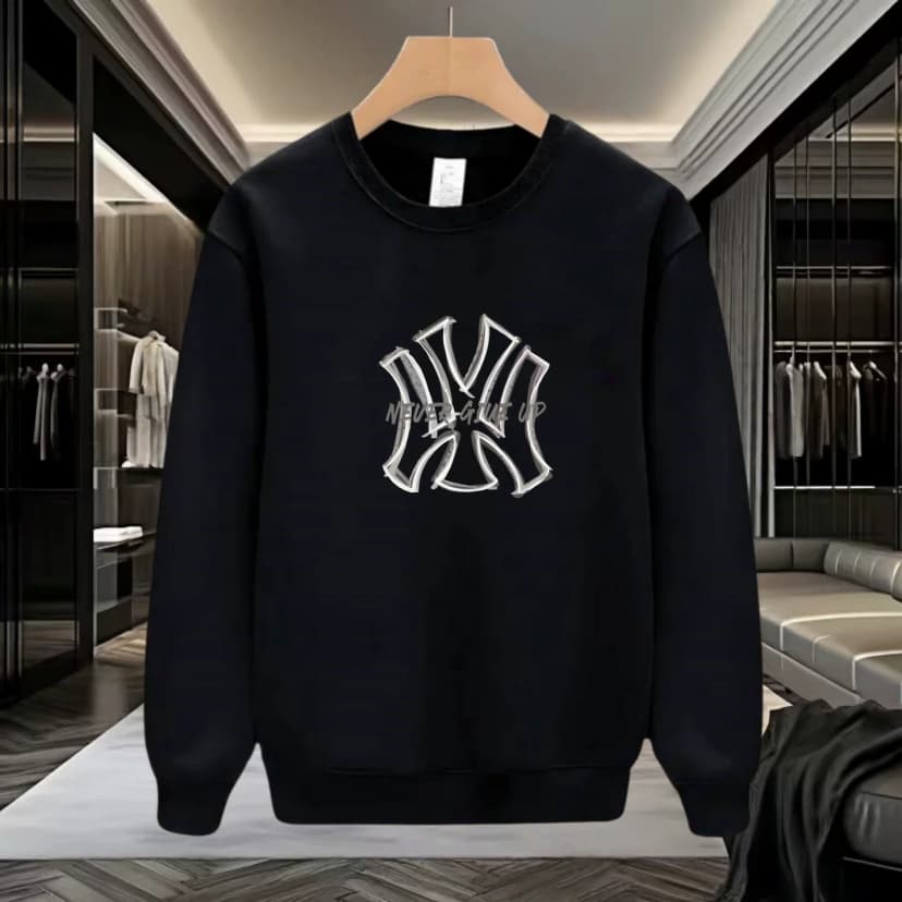 Clearance of Foreign Trade Surplus Brand Clothing: Men's and Women's Sweatshirts with Fleece Lining for Autumn and Winter, Long-Sleeved Tops for Teenagers