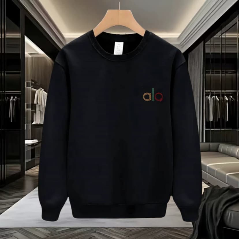Clearance of Brand-Name Sweatshirts for Men and Women, Spring and Autumn, Loose Casual Tops, Youth Fleece-Lined Long Sleeves