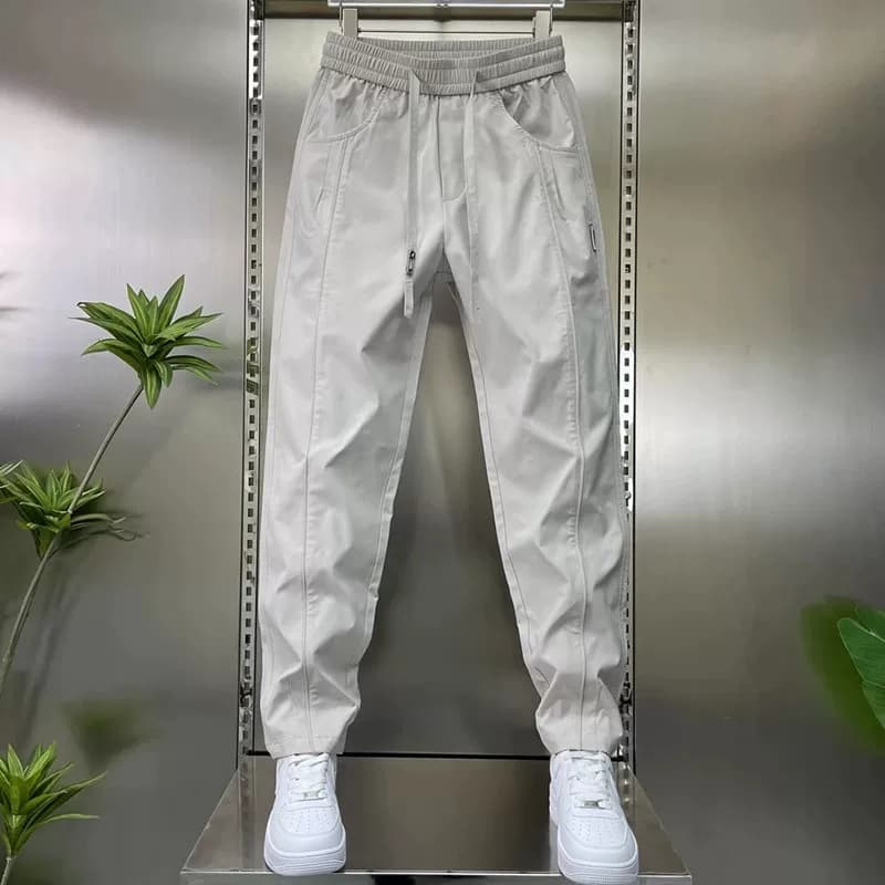 Summer New Sports Fashion Outdoor Casual Pants for Men, Versatile Trendy Brand High-End Loose Breathable Comfortable Long Pants