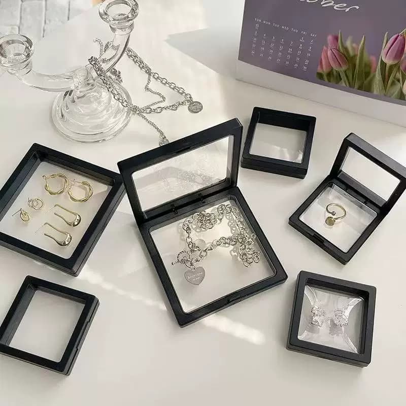 Jewelry Box Storage Box Anti-Oxidation Pe Film Suspension Box Bracelet Necklace Pendant Cultural and Artistic Jewelry Packaging Display Box