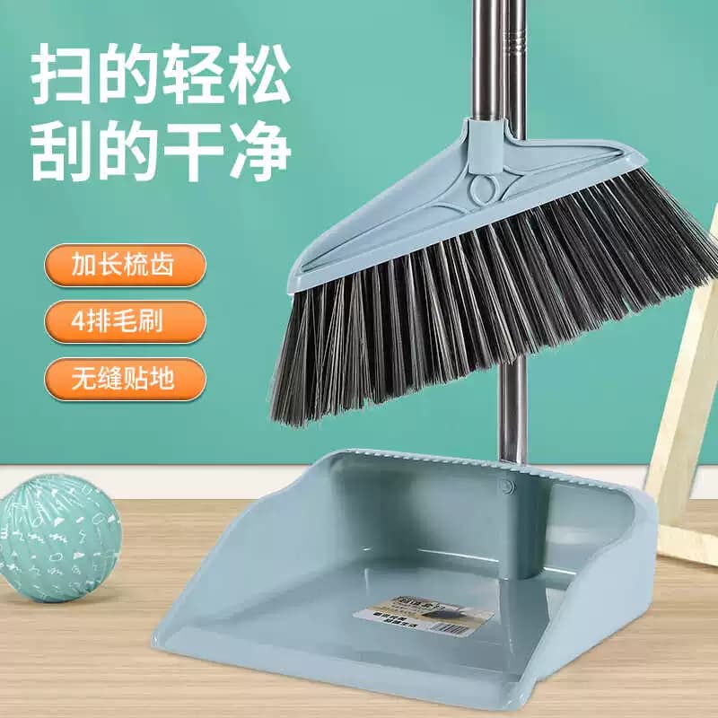 Small Broom and Dustpan Set, Household Magic Tool, Compact Broom Combo, Household Broom and Dustpan, Sweeping Broom and Dustpan