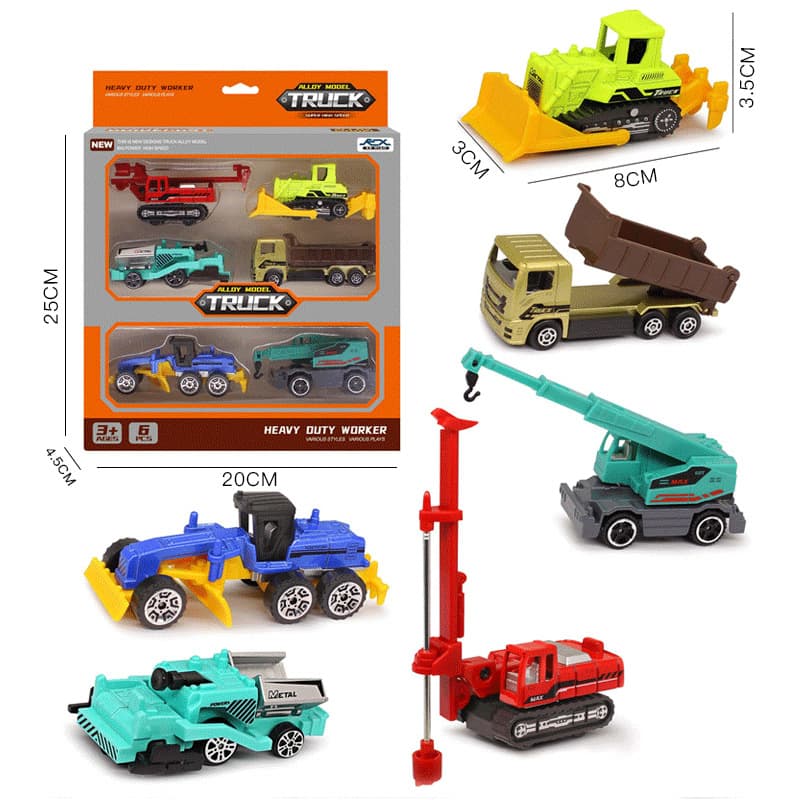 Engineering car Model 1:64 alloy new engineering car model set children's toy car model