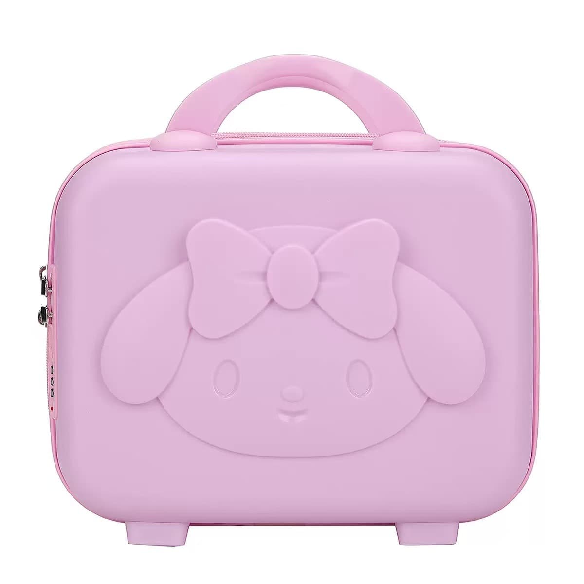 Girls Suitcase Cartoon Suitcase Female Satchel Boarding Case Companion Gift Box Kidsren's Storage Makeup Box 14inch