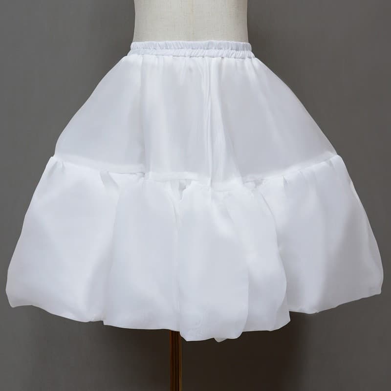 [Skirt Support] Children's Dress Performance Skirt Lining Tutu Skirt Support White Ready-Made Doveark Devo Ako