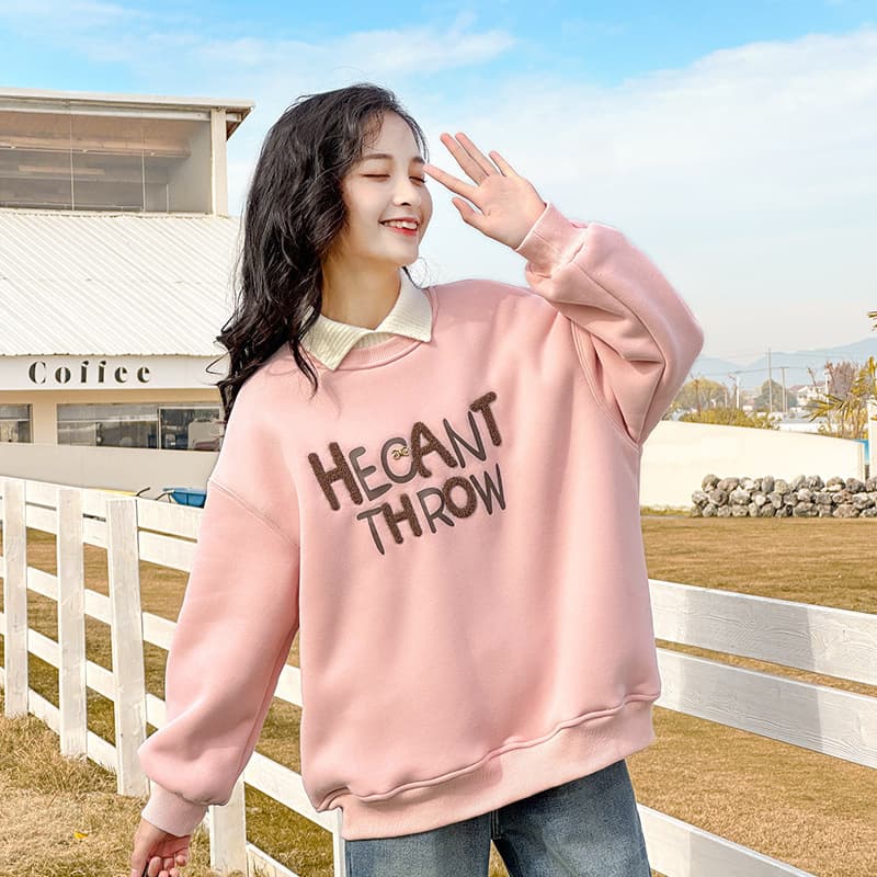 Girls' sweater spring and autumn 2024 new children's clothing medium and big children's western style top spring girls' clothes spring clothes 12 years old