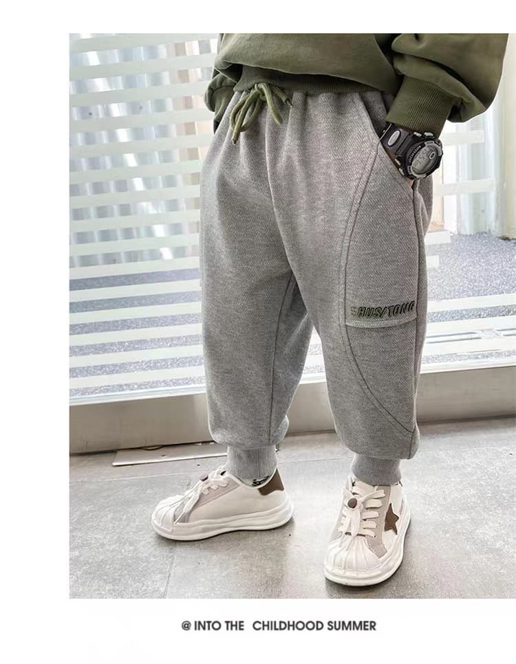 Boys and Girls Pants Spring & Fall 2025 New Kidsren's Sports Casual Pants Cotton Pants Trendy Kidsren's Fashionable Korean Style