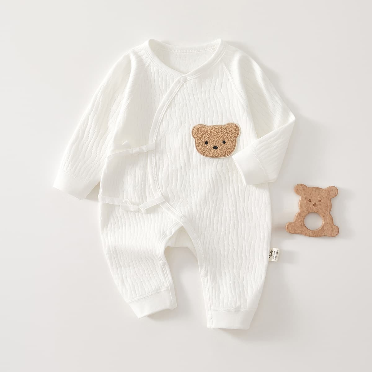Newborn Baby Clothes Pure Cotton Newborn Baby Monk Clothes Baby Butterfly Clothes Spring and Autumn Four Seasons Boneless Hare Clothes