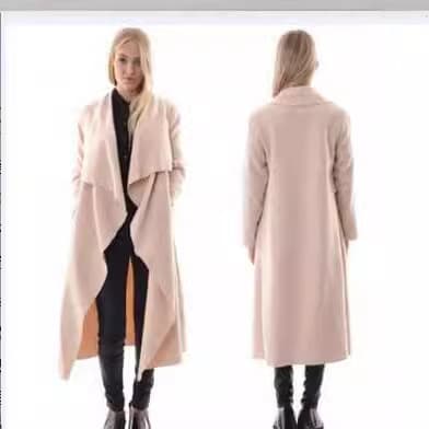 ebay AliExpress explosions wish explosions long sleeve cardigan coat irregular long windbreaker