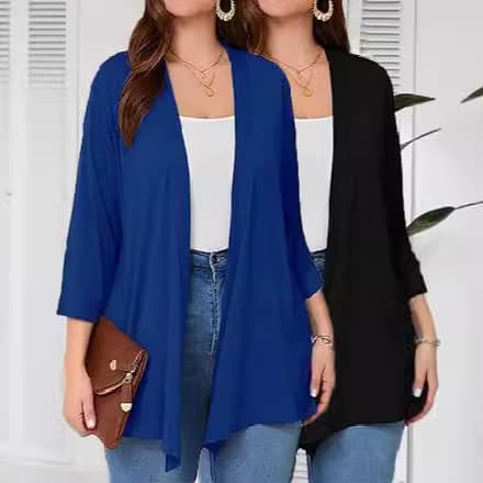 Autumn 2024 Europe and the United States cross-border foreign trade Amazon temu independent station supply in stock plus size women's cardigan coat