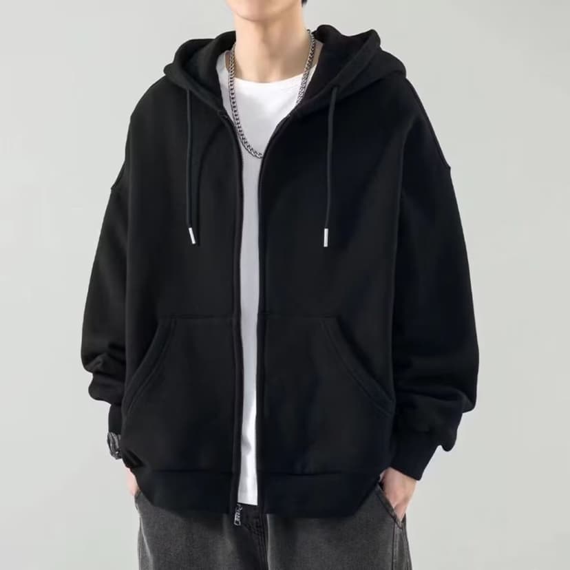 Cardigan Sweater Men's Spring and Autumn 2024 New Autumn Jacket Boys Hooded Casual Top Clothes Spring Coat