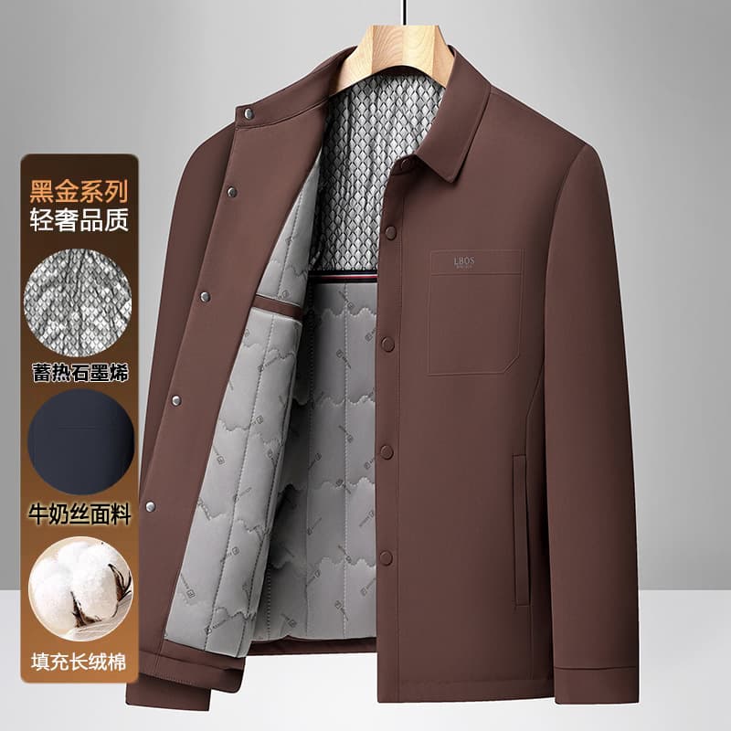 Popular Men's Lightweight Cotton Coat 2025 Spring & Fall New Loose Casual Top Outer Wear Cotton Lapel Jacket Jacket