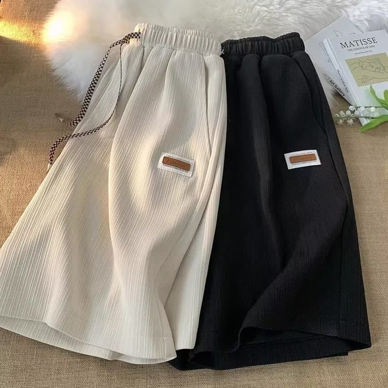Men's Summer Thin Ice Silk Casual Basketball Shorts American Style Trendy Loose Versatile Pants