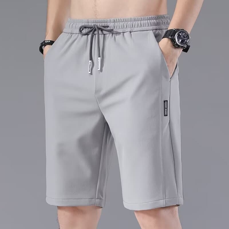 Ice Silk Shorts Men's 2024 Summer New Casual Shorts Ice Silk Sports Loose Breathable Quick-drying Pants