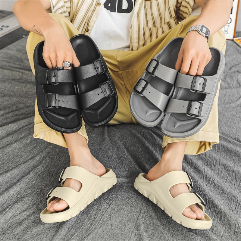 Slippers Men's Summer Outer Wear Thick-soled Non-slip Beach Sports Sandals Men's Dual-use Casual Sandals