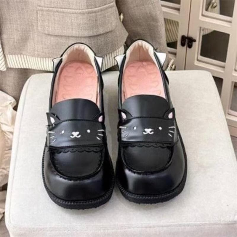 College Style Popular Casual Mary Jane Shoes Campus Style with Jk Versatile Cute Uniform Student Shoes Small Leather Shoes for Women