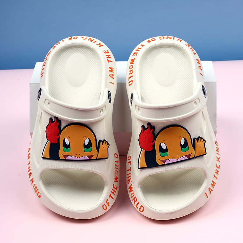 Explosions which small fire dragon pendant children's hole shoes outdoor sports indoor cartoon non-slip wear-resistant sandals boys